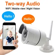 Ip-камера Wifi двухсторонняя аудио 720P 960P 1080P Cctv беспроводная безопасность наружная Водонепроницаемая 2-мегапиксельная Мини HD камера наблюдения инфракрасный динамик