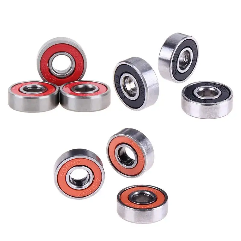 10pcs 608rs Bearing 8*22*7 mm Deep Groove Steel Wheel Bearings