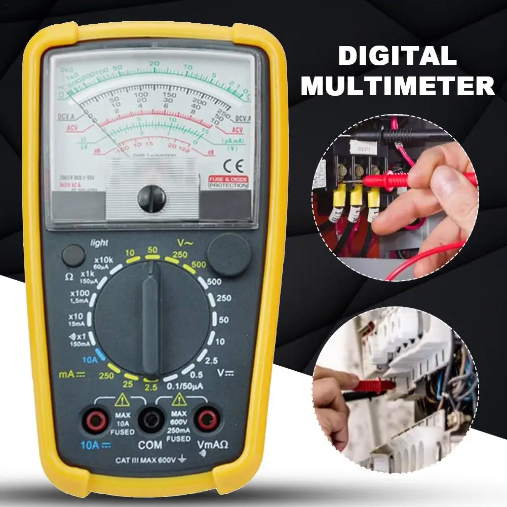 

High Precision Pointer Multimeter KT7244L with Backlight Design with Protective Sheath Backlight Design with Protective Sheath
