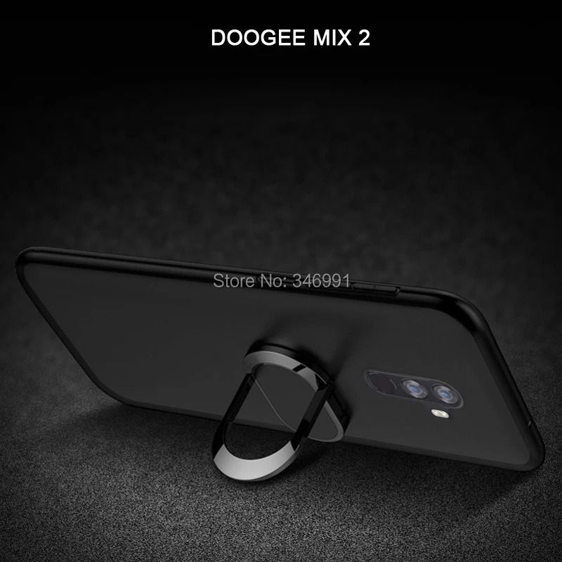 Doogee Mix 2 чехол для телефона Doogee Mix 2 чехол Роскошный 6,0 дюймов мягкий черный силиконовый чехол Для Doogee Mix 2 чехол s