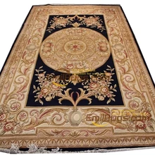 Винтажный ручной работы французский ковер из шерсти ручной работы шерстяные ковры домашний декор Античная Натуральная овечья шерсть