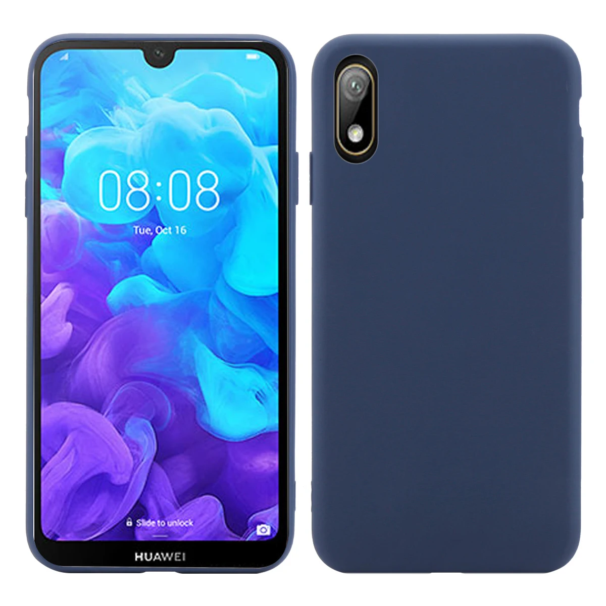 Для Huawei Y5 2019 Y6 мягкий силиконовый тонкий Матовый ТПУ чехол карамельного цвета для