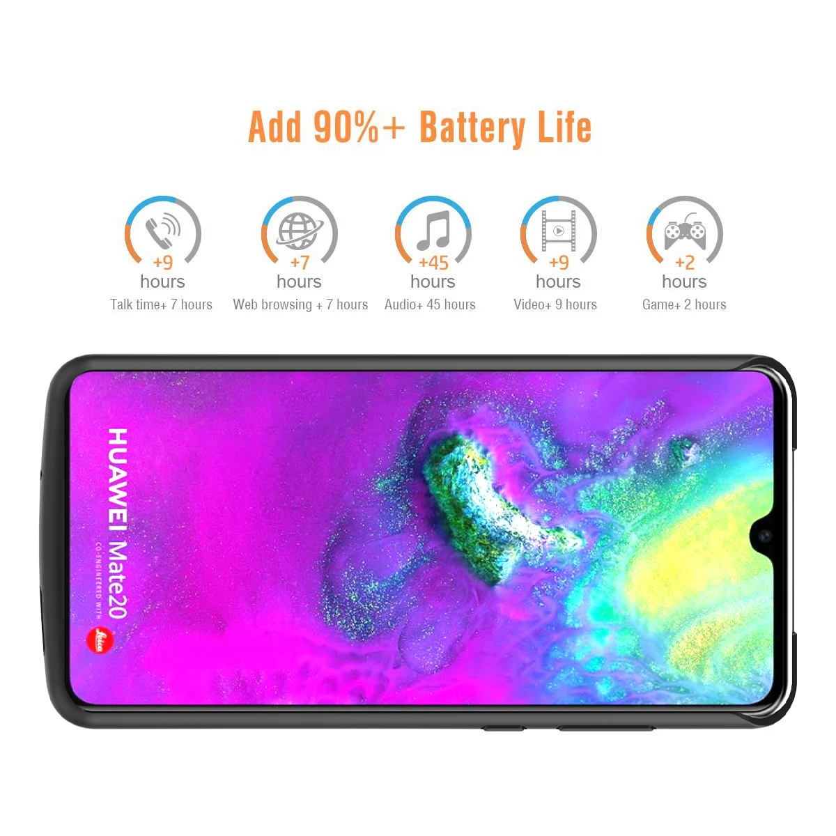 Для huawei mate 20 5000 мАч батарея зарядное устройство чехол для телефона внешний