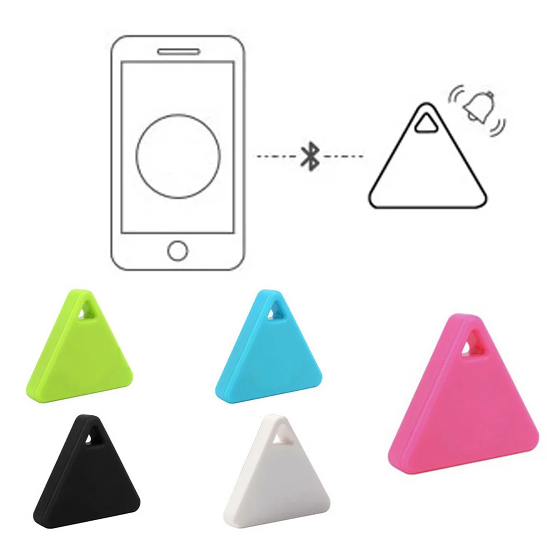  Neue Mode 5 Farben Mini Bluetooth 40 Tracker GPS Locator Anti-verloren Tag Alarm Ultra-dünne GPS Tr