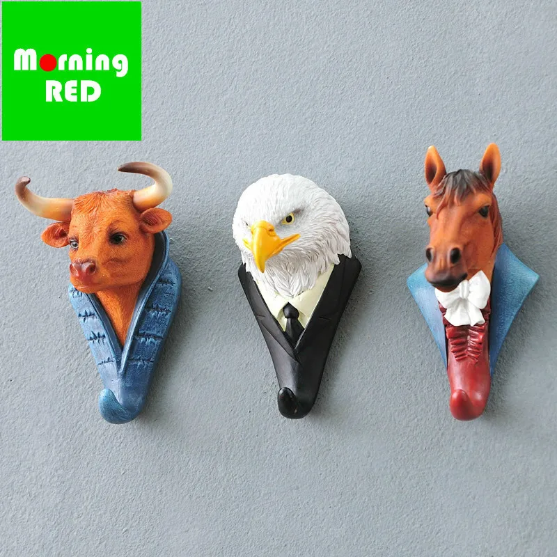 

Cartoon Animal Silicone Antlers Lion Wall Mounted Key Hook Hanger Is High Grade Home Decoration Accessories Boutique Key Hanger