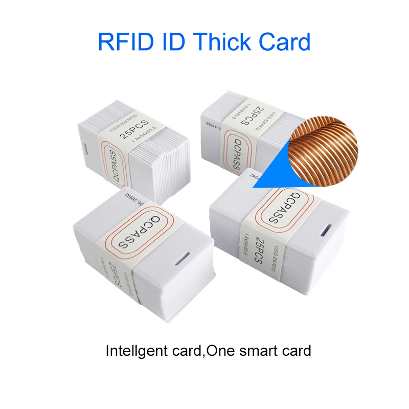 Eseye 100 шт. RFID карты 1,8 мм EM4100 Карточки контроля доступа 125 кГц rfid-брелок теги Стикеры TK4100 маркер брелок проксимити карт