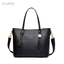 Модные женские Сумки Для женщин натуральная кожа сумки женские сумки Курьерские сумки высококачественные дизайнерские Элитный бренд кисточкой сумка