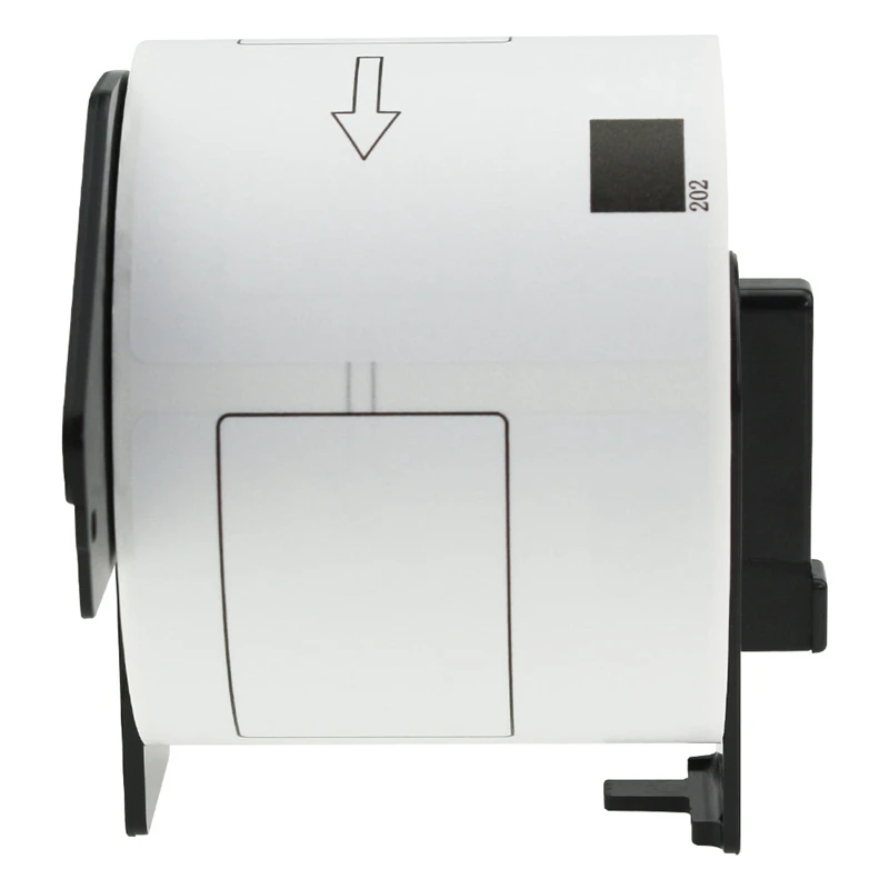 ايمو 4 لفات DK-1202 62mm x 100 m متوافق لأخيه QL-570 QL-1050 لصيقة علامة لاصق الباركود DK1202 DK 1202