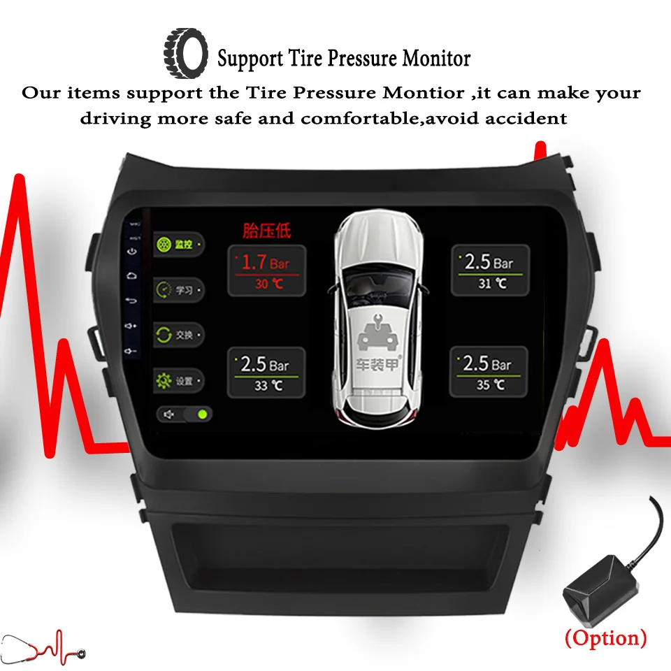 4 + 64 Android 10 0 автомобильный dvd gps плеер для HYUNDAI IX45 2013 2017 SANTA FE santafe WIFI DVR камера 2 din