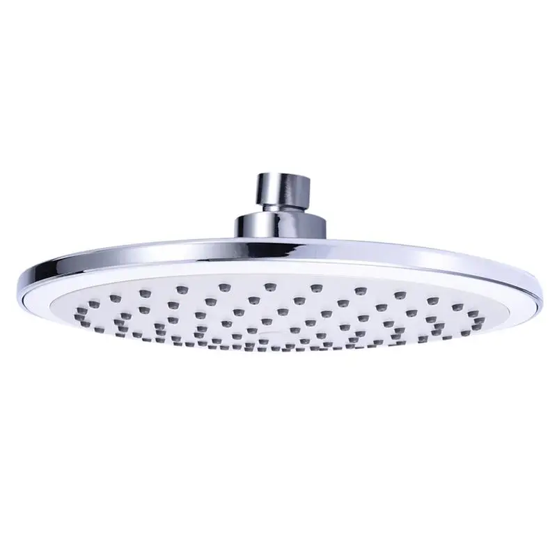 

Shower Head Rainfall Top Spray Faucet Round High Pressure Shower Head ABS Fixed Showerheads Spray Sprinkler For Bathroom