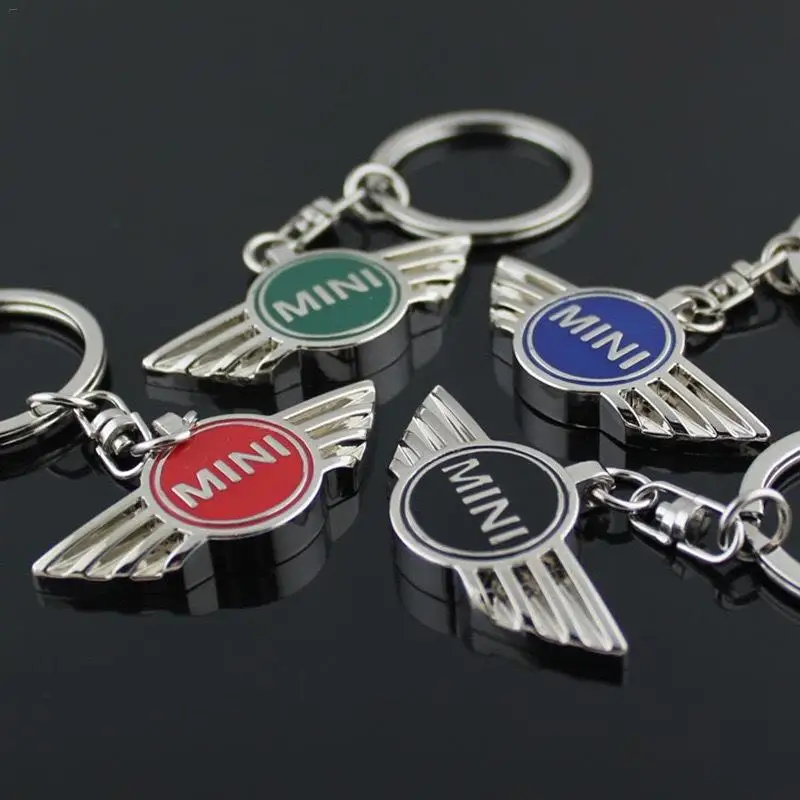 

1 Pcs Key Chain Metal Car Logo Pendant Keychain Crest Keyring Keyfob Gift For Mini Cooper