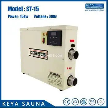 

Free shipping 15KW Electrical digital control swimming pool/spa water heater