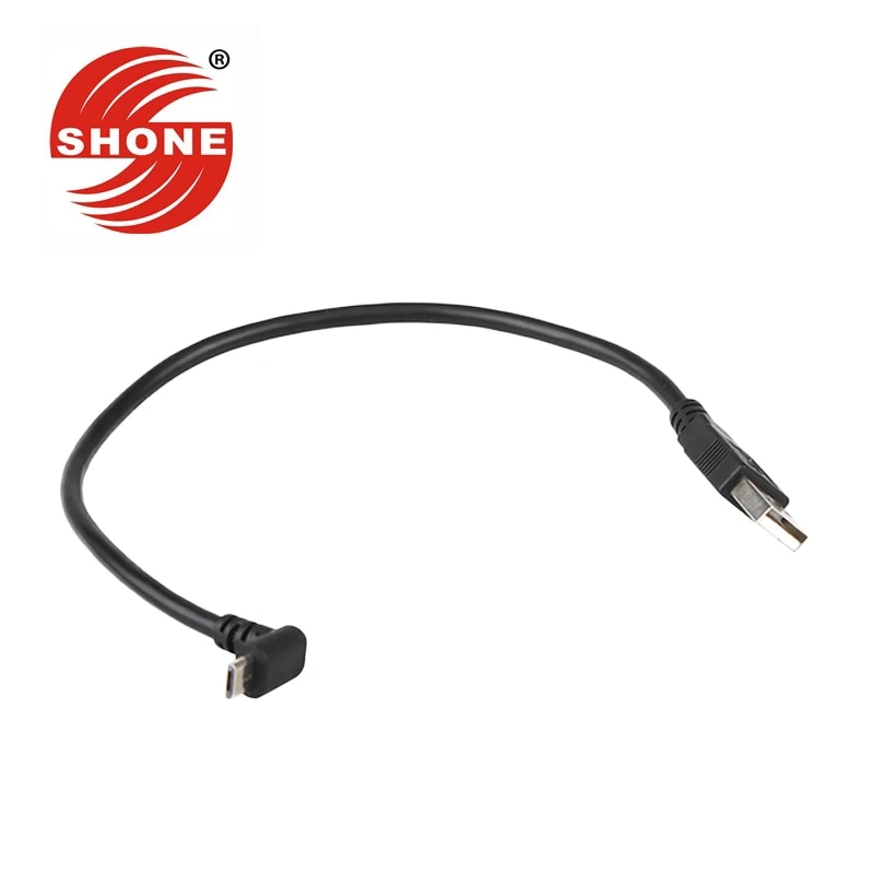 USB2.0 Удлинительный кабель с прямым изгибом 90 градусов удлинитель USB на mirco data line 0 3