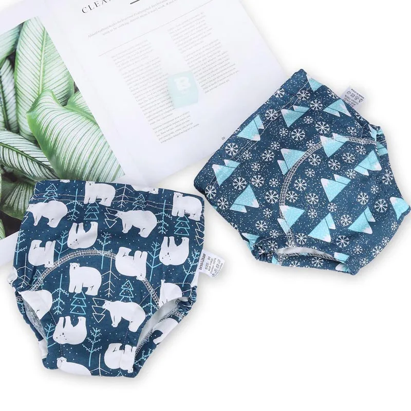 4 предмета хлопковые слойные Детские Водонепроницаемые Многоразовые моющиеся