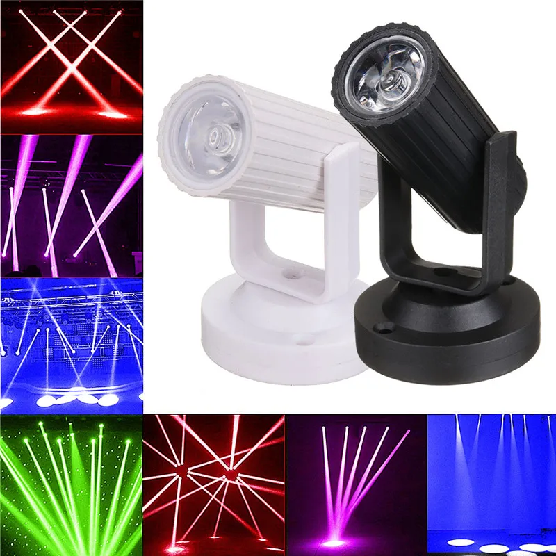 

Newest RGB/Blue/Red/White LED Beam Spotlight Stage Light Mini 3W for DJ Disco Bar KTV Party Stage Lighting Effect AC110-220V