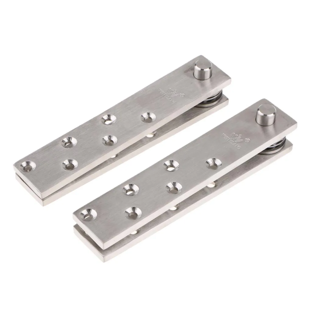 

Stainless Steel 360 Degree Rotary Hinges Revolving Door Hinge Hardware 6x2inch Set of 2 Furniture Replacement Hardware