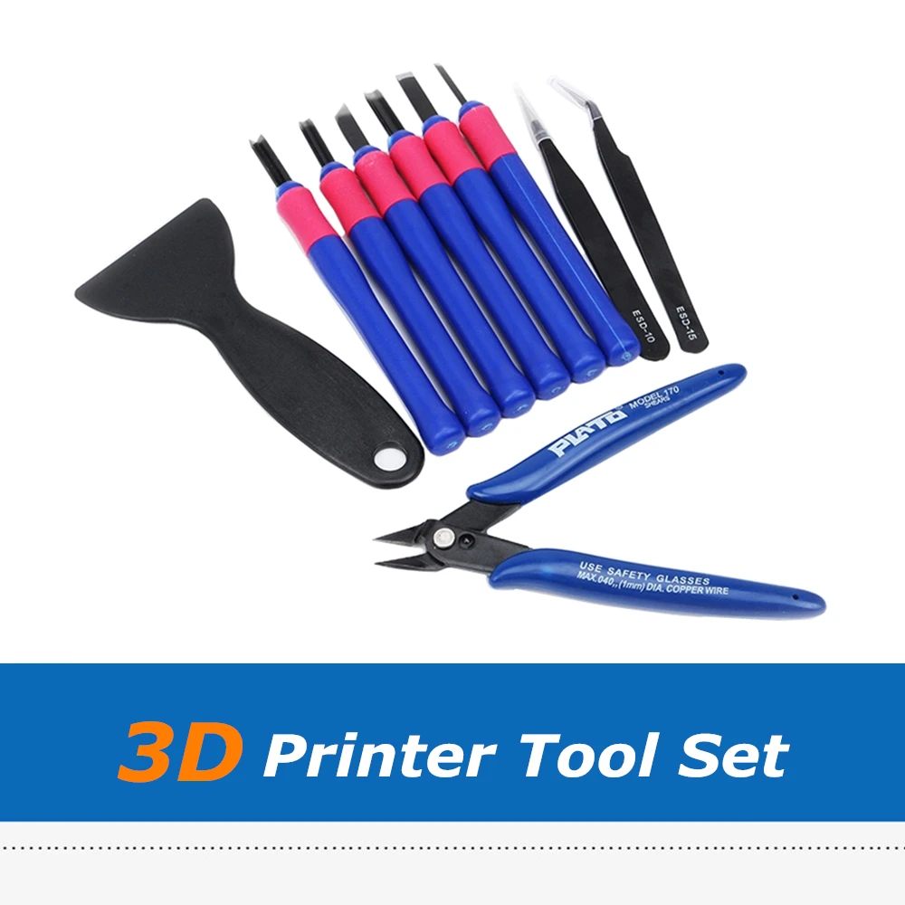 10 قطعة/المجموعة 3D طابعة أجزاء إصلاح سكين ملاقط المجرف المقص أدوات عدة مجموعة ل 3D المطبوعة نموذج تهذيب حواف نظيفة- يصل 10 قطعة/المجموعة 3D طابعة أجزاء إصلاح سكين ملاقط المجرف المقص أدوات عدة مجموعة ل 3D المطبوعة نموذج تهذيب حواف نظيفة- يصل
