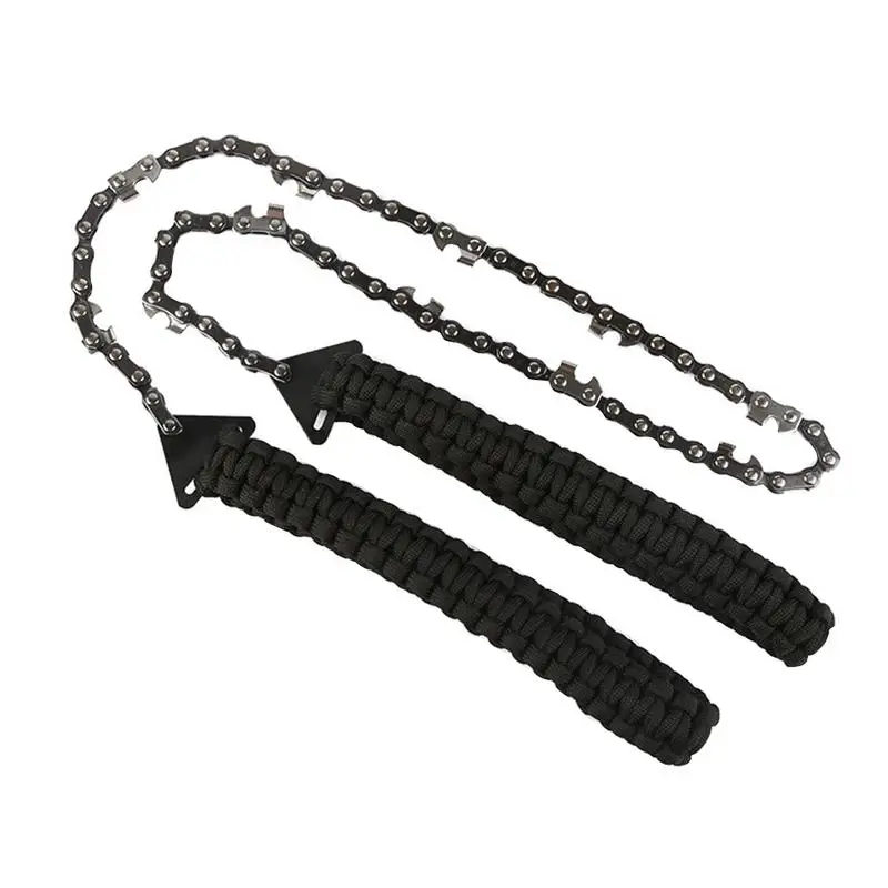 

Portable Manual Chain Saw Portable Two-way Chain Saw Mountaineering Field Saw Chain For Horticulture Field Survival Camping