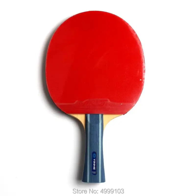 الأصلي yinhe 07b الانتهاء تنس طاولة مضرب جيدة في سرعة وتدور مع حالة بينغ بونغ مضرب لعبة