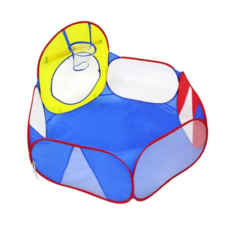 Детский шатер игрушка ползать шатер шар бассейн игровые домики детский игровой надувной бассейн сложенный портативный детская игра под открытым небом океан мяч игрушка набор