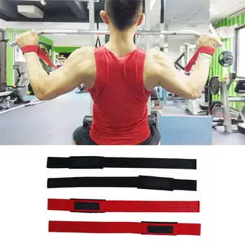

Men Strength Training Elastic Bands Lifting Wrist Straps Sports Booster Anti-Skid GripBelt For Weightlifting Bodybuilding