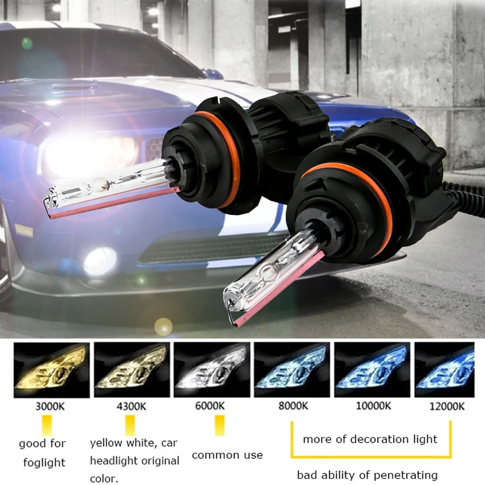 35 Вт/55 Вт H4 Bi xenon 3 H13 биксенон Hi/короче спереди и длиннее сзади) 4300K 6000k 8000k 12В 55 bi hid