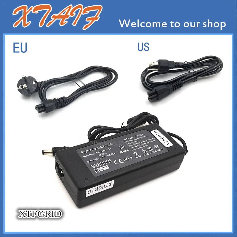 Зарядное устройство для ноутбуков 19 в 4 74 А 90 Вт AC/DC ASUS K53SA K53SC K53SD K53SE K53SJ K53SK K53SM K53SN