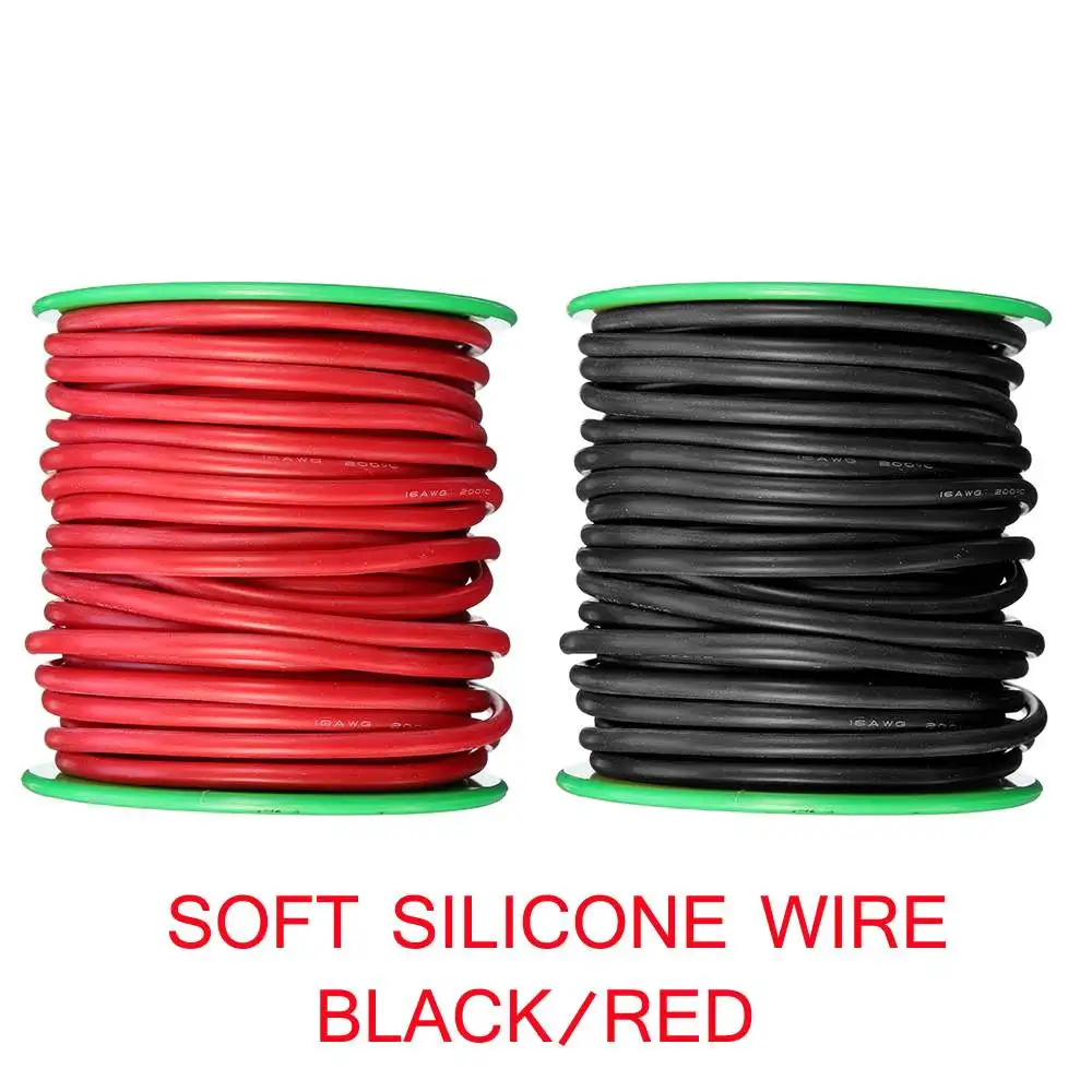 В наличии 7 м 12AWG/15 16AWG/10 14AWG термостойкий мягкий силиконовый провод высокой