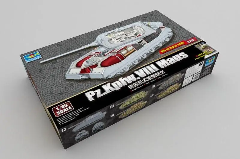 Танки Trumpeter 1/35 09541 Pz.Kpfw.VII Maus новые 2019|Наборы для сборки моделей| |