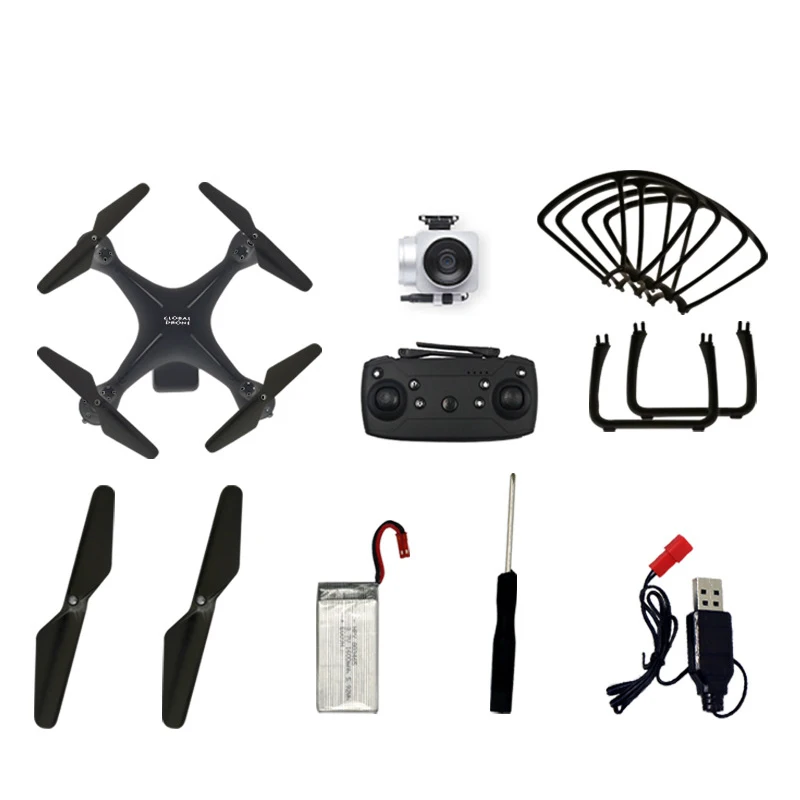 Воздушный Дрон с дистанционным управлением и камера Hd 1080 P Global Drone GW26 устойчивый к падению Hover вертолет гравитационный датчик F