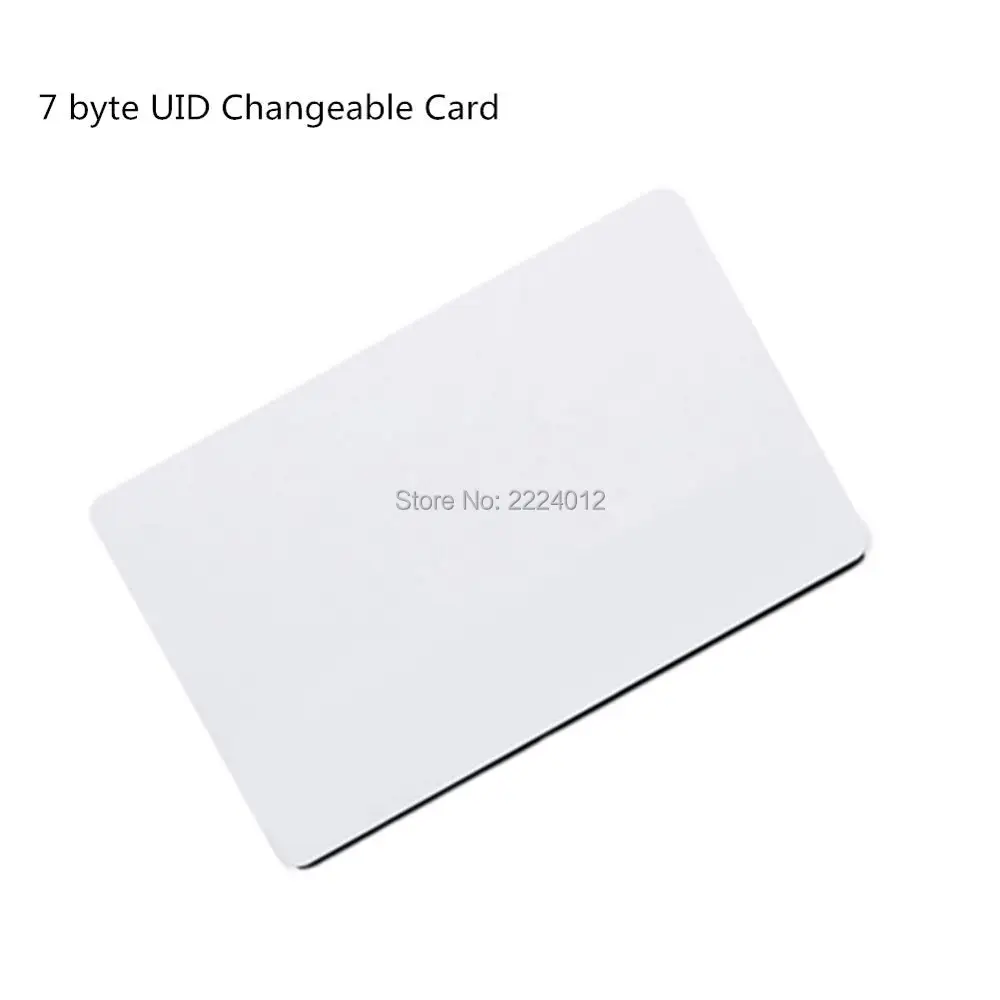 

13.56mhz MF1k S50 0 Block Writable 7 byte UID Changeable Rewritable RFID Card