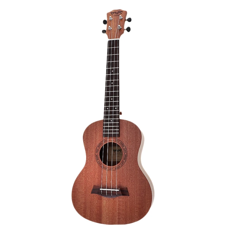 Najtaniej ABGZ BWS EST 1988 26 Cal drewno mahoniowe 18 progu Tenor Ukulele akustyczna Cutaway gitara drewno mahoniowe Ukulele hawaje 4 ciąg