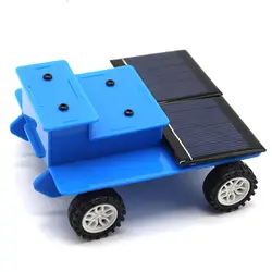 DIY мини игрушка на солнечных батареях двойной панели солнечные транк сборки науки материалы наборы автомобиля Модель, подарок для детей