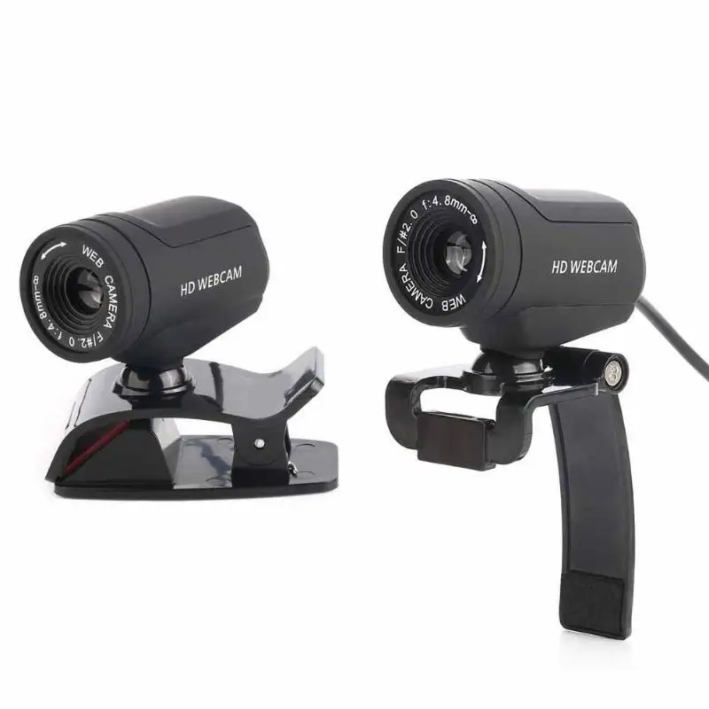 

USB Webcam 12MP Rotatable Web Camera Buit-in Mic Clip Video Recorder for PC