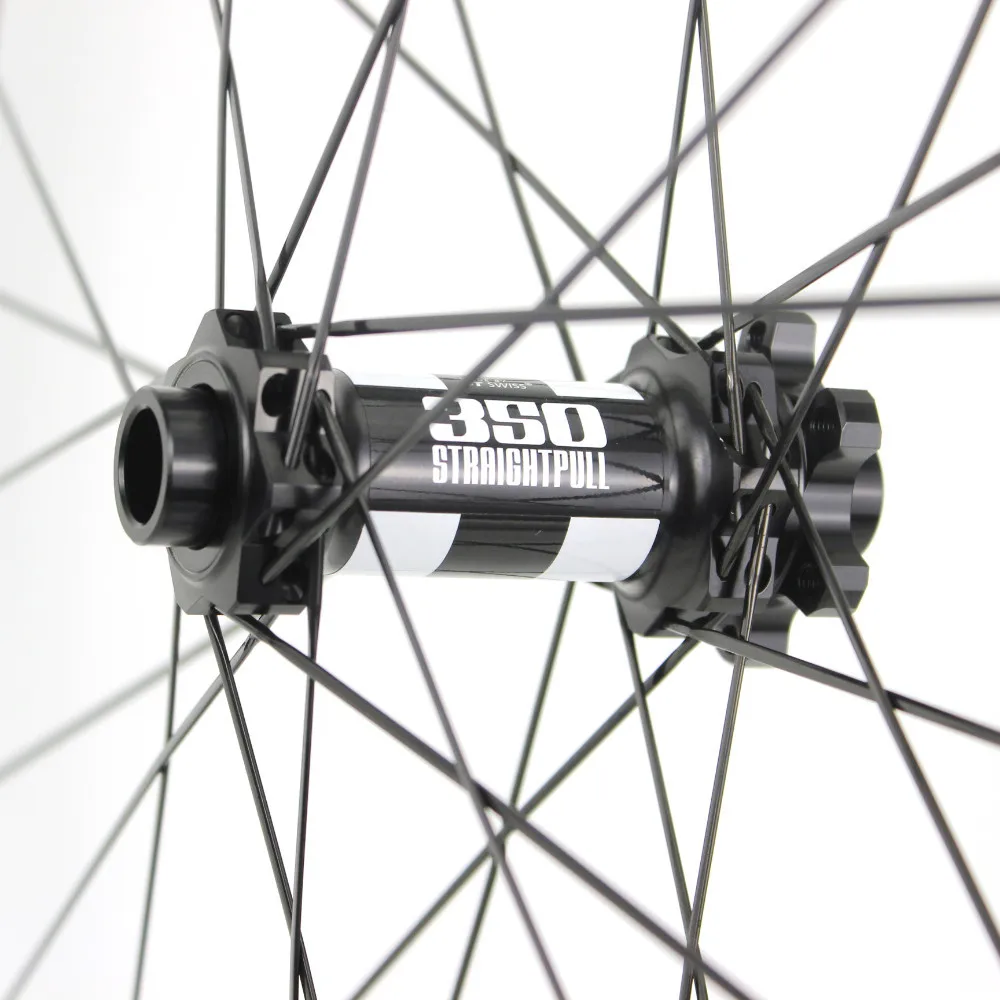 Cheap 29er 33mm width 29mm height hookless mtb carbon wheelset 29 inch Carbon Mountain Bike wheels with MTB DT350 hub 4