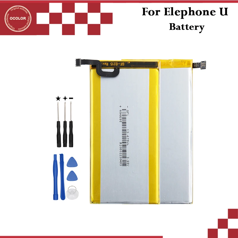 Ocolor для Elephone U батарея 3620 mAh Запасной запасной высокомощный аккумулятор с