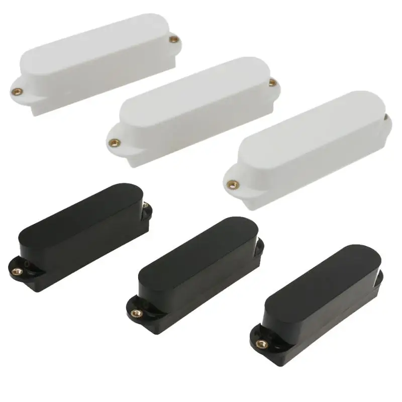 

3Pcs No Hole Sealing Single Coil Pick up Covers Protective Pickup Case for Electric Guitar