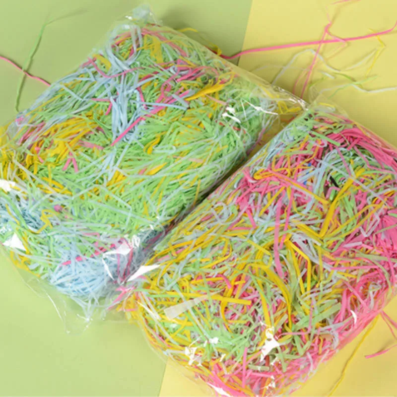 

Filling Material Tissue Crinkle Paper Raffia Candy Box Gift Boxes Party Decor Multicolor Paper Strip Craft Shredded Filler