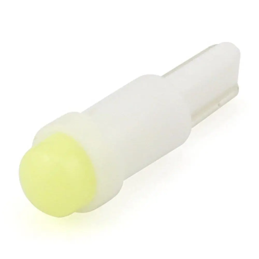 

Lots 20x T5 Car COB White LED Lamps Slim Dashboard Reading Gauge Light Bulbs 12V