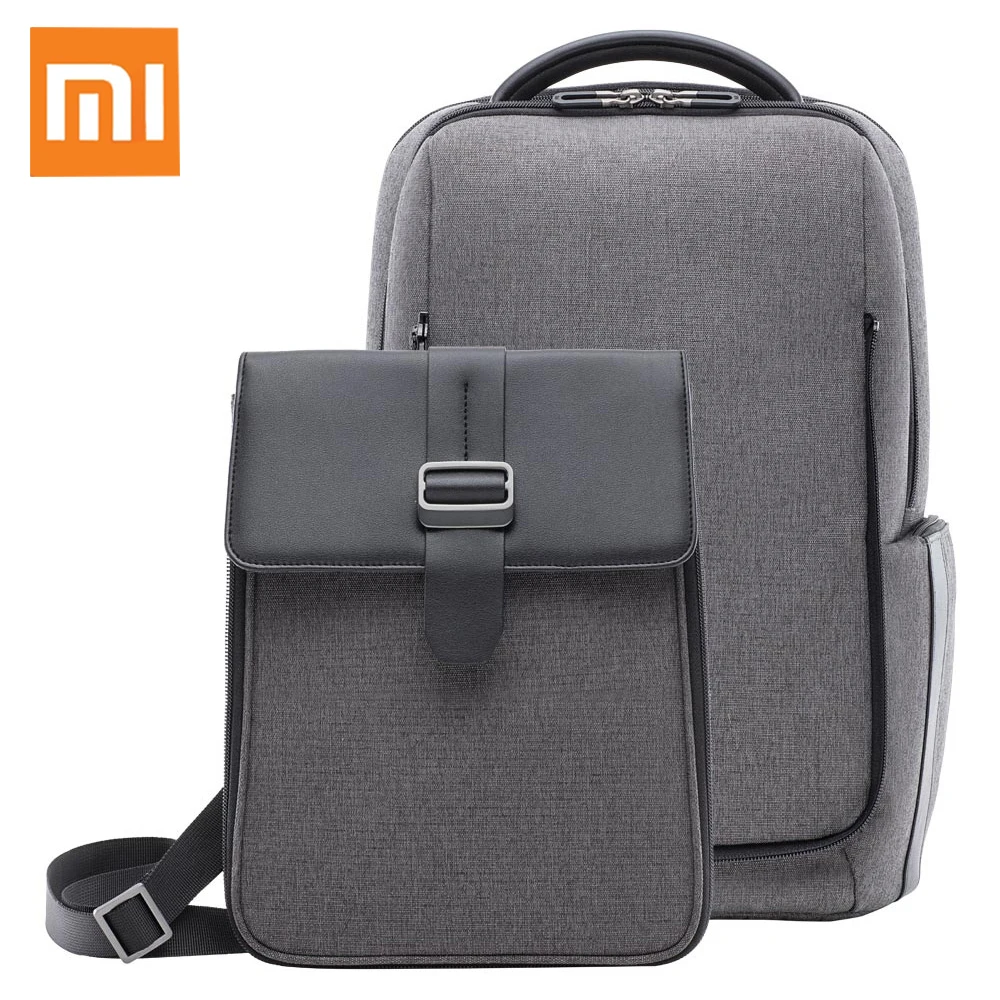 

Original Xiaomi youpin Fashion Backpack with Detachable Front Pocket Efficient Storage Waterproof Support 15.6 inch Notebook Bag
