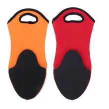 1 шт. термостойкая анти-ожога силиконовая перчатка для микроволновки перчатка для выпечки хлопок микроволновая печь кухонные аксессуары духовые рукавицы