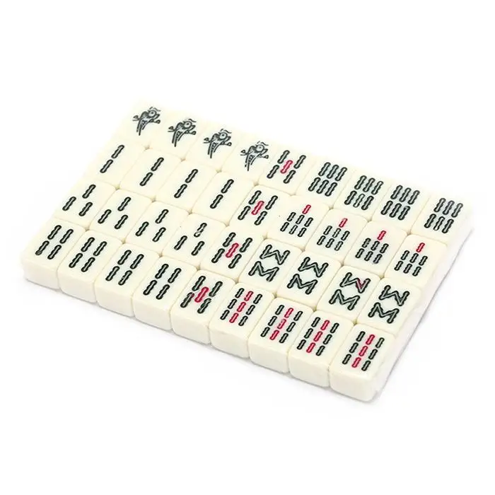 

Multiplayer Entertainment Game Chinese Mahjong Set Portable As picture Mahjong