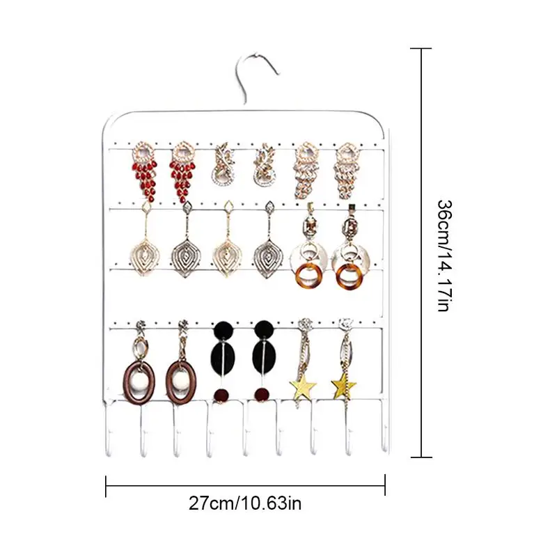 Earring Necklace Holder Birdcage Wall Mount Jewelry Organizer Hanger For Girls