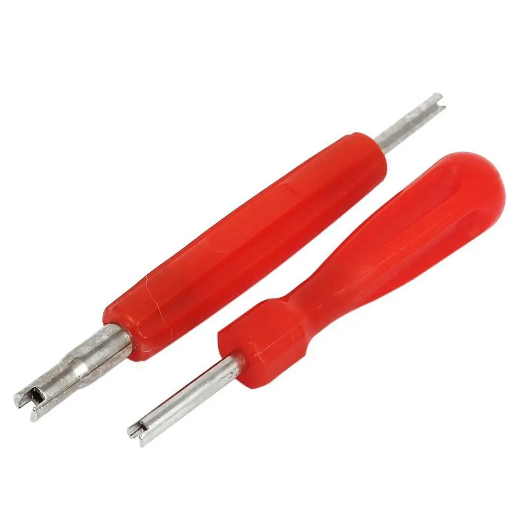 

Car Trunk Tire Valve Core Remover Screwdriver Tire Repair Installer Home, Factory, etc. Tool Red Kit
