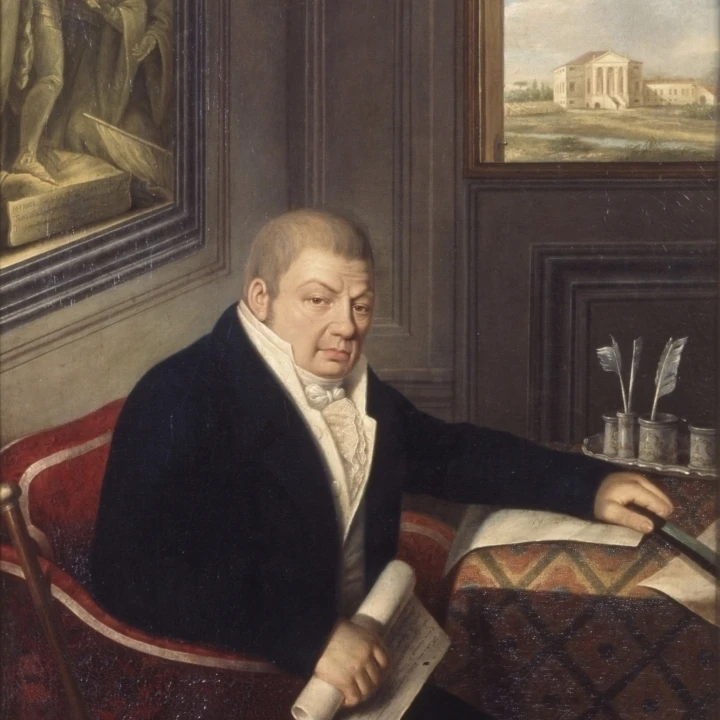 Portrait Of The Count Giambattista Orazio Porto Poster Print (18 x 24) | Дом и сад
