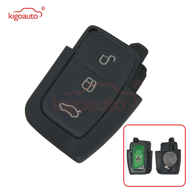 Kigoauto Автомобильный Брелок дистанционного управления с ключом 3 button 434Mhz для Ford Focus