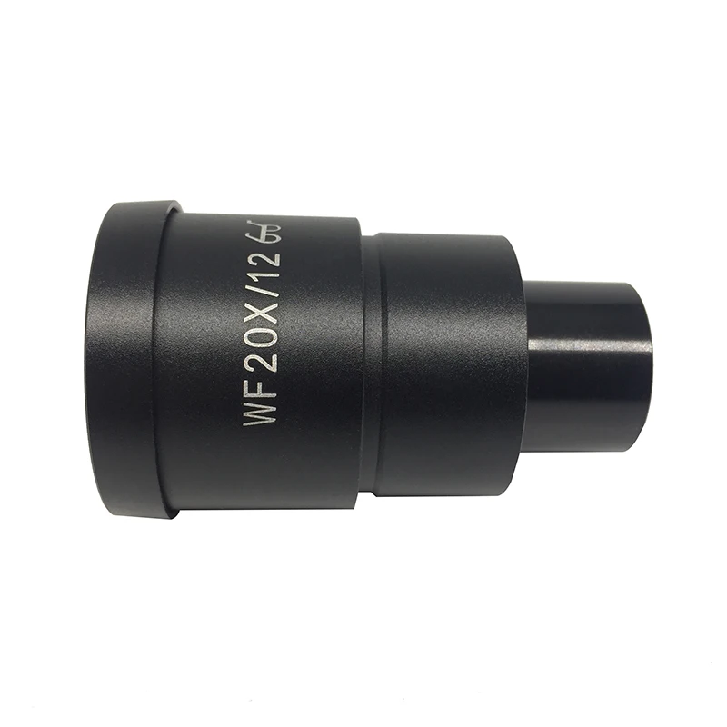 Pair WF20X Eyepiece Lens for Stereo Microscope High Eye-point Optical Ocular Field of View 10mm or 12mm WF20X/10 WF20X/12