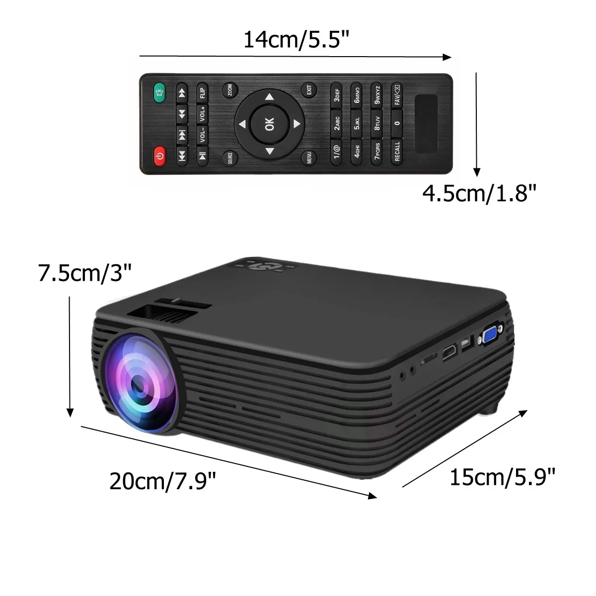 Mini Projector 7000 Lumens 1080P FHD Wifi bluetooth Home Theater Android 6.0 X5 Audio Speaker Home Theater Cinema