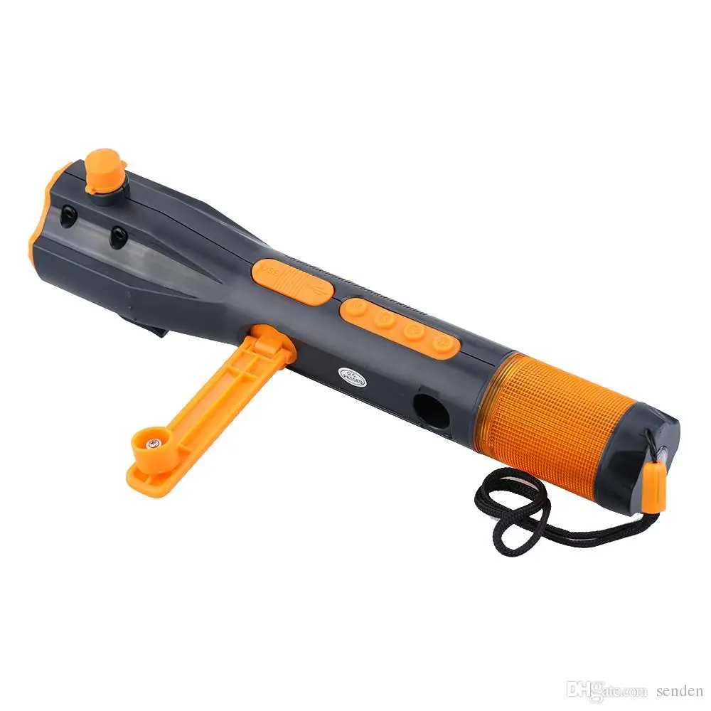 

XANES 3 in 1 U25 Crank USB Rechargeable LED Flashlight Multi-functional Car Emergency Tool Magnet Flashlight Flashlight Radio