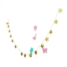 Звездные подвесные украшения Гирлянда сверкающая Звездная гирлянда для свадьбы или вечерние детские комнаты москитные сетки комнаты стены